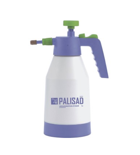 Опрыскиватель ручной, усиленный 2л, с насосом, поворотный распылитель, клапан сброс давления// PALISAD