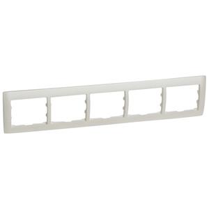 Legrand  Galea Life  Рамка 5-местная горизонтальная Pearl GL 771505