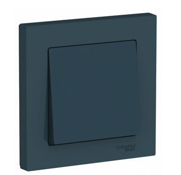 Schneider Electric AtlasDesign Изумруд  Выключатель 1-клавишный схема 1, 10АХ, в сборе ATN000812