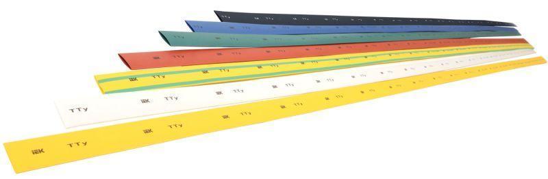 Трубка термоусадочная ТТУ 12/6 желт./зел. 1м IEK UDRS-D12-1-K52