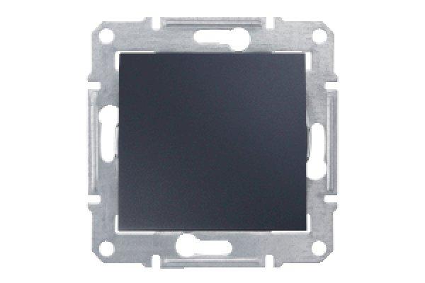 Schneider Electric Sedna Графит Выключатель механизм 1-клавишный 10А IP20 скрытая установка SDN0100170