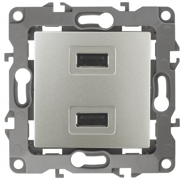 ЭРА  Эра12  Перламутр  Устройство зарядное USB, 5В-2100мА, 12-4110-15