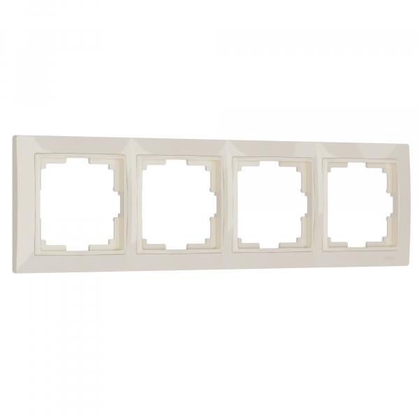 Werkel  Snabb Basic Слоновая Кость Рамка 4-местная WL03-Frame-04 a036633