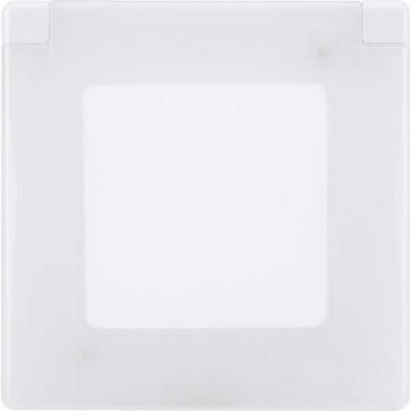 Legrand INSPIRIA Белый Рамка с защитной крышкой скрытая установка IP44 673920