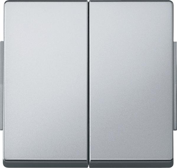 Schneider Electric Merten  Алюминий  Клавиша 2-местная IP44 MTN343560