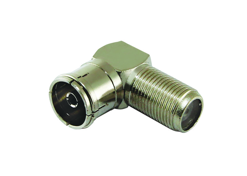 Переходник TDM F гнездо - TV разъём угловой, SQ1809-0015, индивидуальная упаковка