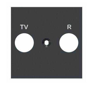 Schneider Electric Unica NEW Антрацит Лицевая панель TV/FM розетки NU944054