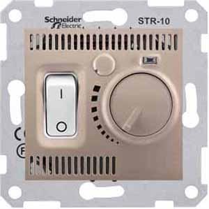 Schneider Electric Sedna Титан Термостат механизм комнатный, 10А, 230В IP20 скрытая установка SDN6000168