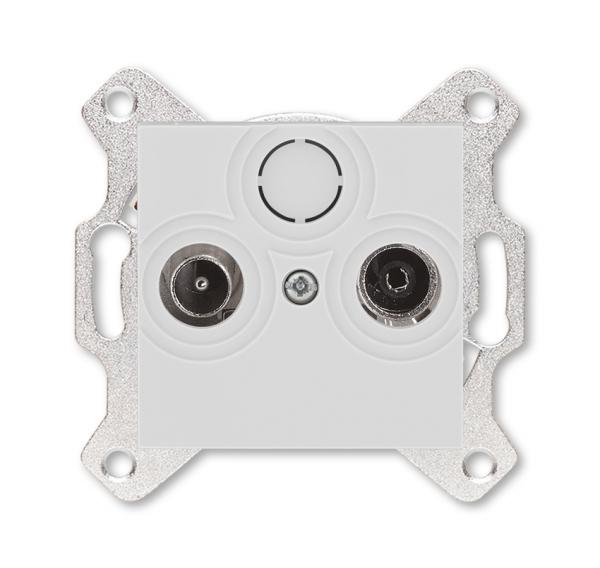 ABB  Levit  Серый Розетка TV-R, проходная, 7дБ, 2CHH083607A6016