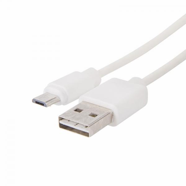 Кабель REXANT USB micro-USB с 2-х сторонним разъемом 1М белый 18-0111