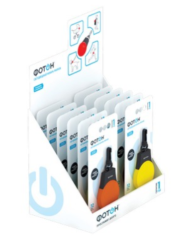 Фонарь светодиодный Фотон SF-50 (2хCR1220 в комплекте), ассорти