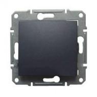Schneider Electric Sedna Графит Переключатель механизм проходной 1-клавишный  10А схема7, IP20 скрытая установка SDN0500170
