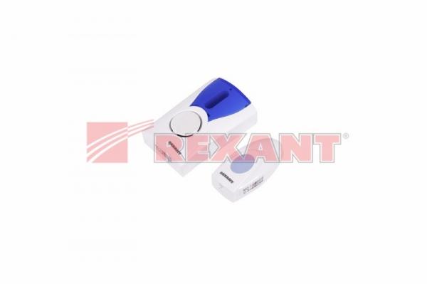 REXANT Звонок беспроводной с кнопкой IP44  36 мелодий   RX-3 73-0030 73-0030