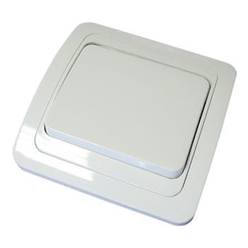 UNIVersal  Валери  Белый Выключатель 1-клавишный 10А 220В СП В0021