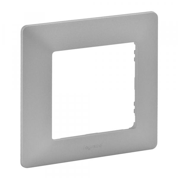 Legrand  Valena  LIFE  Алюминий Рамка 1-местная универсальная скрытая установка IP20 / 754137