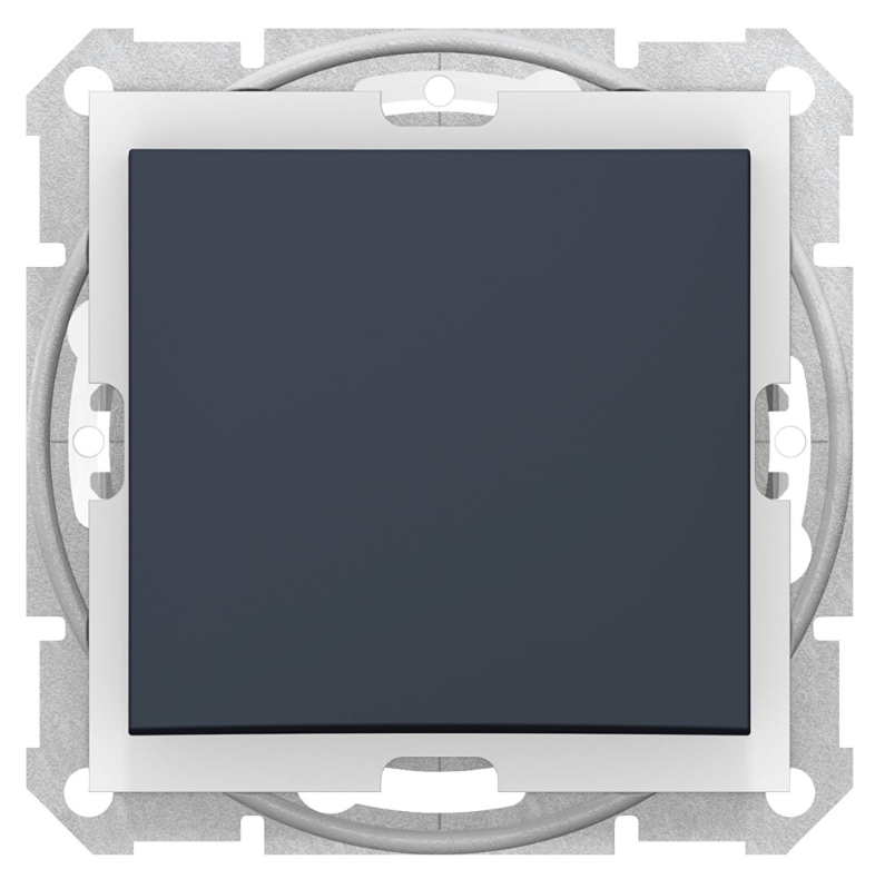 Schneider Electric Sedna Графит Переключатель 1-клавишный  схема 6, 10А, 250В, IP44 SDN0400570