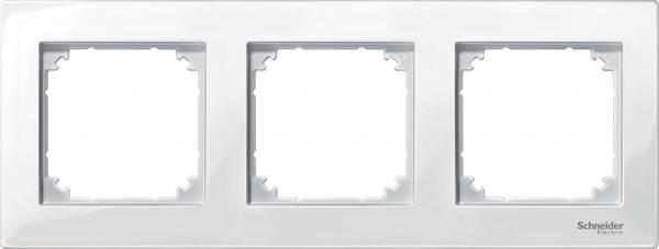 Schneider Electric Merten M-PLAN  Белый  Рамка 3-местная MTN515319