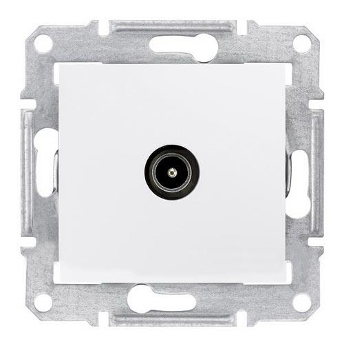 Schneider Electric Sedna  Белый Розетка механизм TV проходной 8dB IP20 скрытая установка SDN3201221
