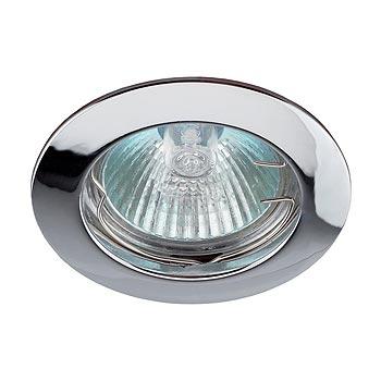 Светильник точечный ЭРА KL1 SN литой простой MR16, 12V, 50W сатин никель