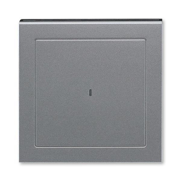 ABB  Levit  Сталь/Дымчатый чёрный Накладка для выключателя карточного, 2CHH590700A4069