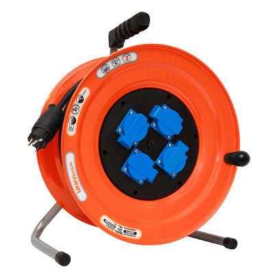 Удлинитель на катушке 4х30м с заземл. 16А IP44 У16-046 термо КГ 3х2.5 розетки с защ. крышкой UNIVersal 9633327