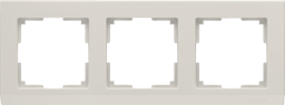 Werkel  Stark Слоновая Кость Рамка 3-местная WL04-Frame-03-ivory a028943