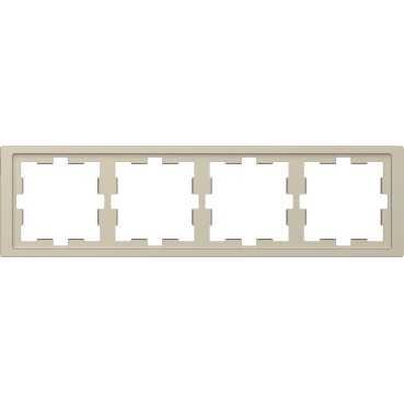 Schneider Electric  MERTEN  D-Life  Сахара  Рамка 4-местная MTN4040-6533