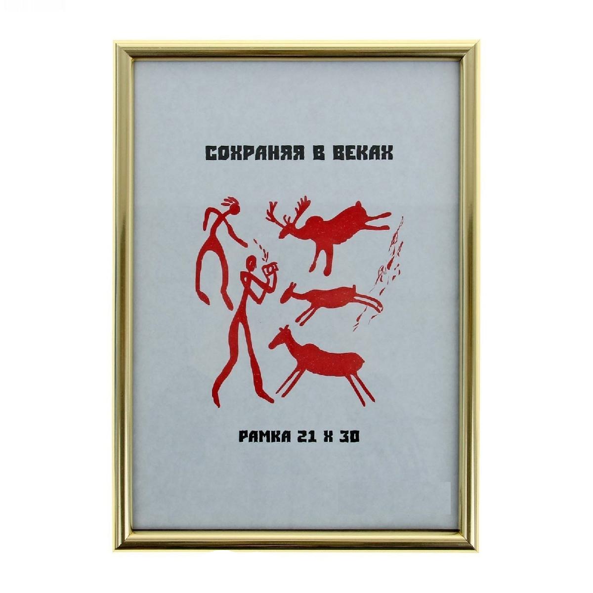 Фоторамка пластик с20 30х40 золото