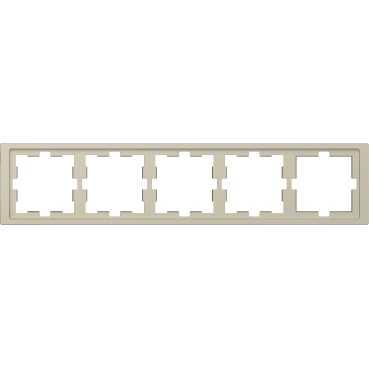Schneider Electric  MERTEN  D-Life  Сахара  Рамка 5-местная MTN4050-6533