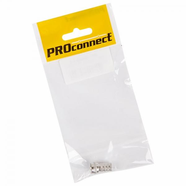 Штекер F-разъём RG-6 (1 штука) (в пакете)  PROconnect 05-4003-4-7