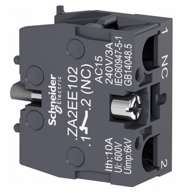 Контактный блок Schneider Electric 1НЗ  ZA2EE102
