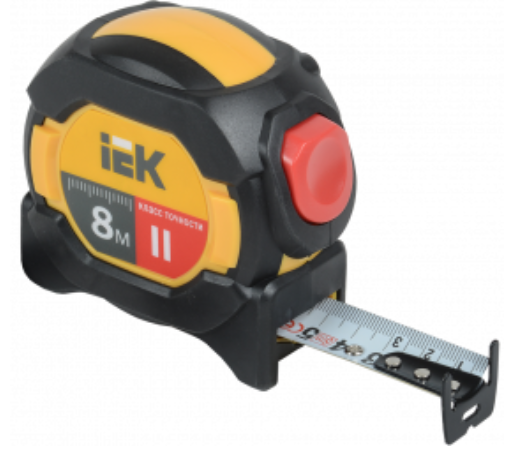 Рулетка измерительная Professional 8м IEK