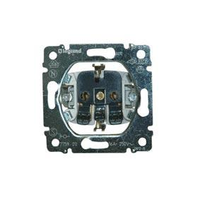 Legrand  Galea Life  Розетка механизм 2К+З 16А 250В~ пружинные клеммы Pro 21 775920