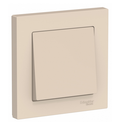 Schneider Electric AtlasDesign Бежевый Выключатель 1-клавишный схема 1, 10АХ, в сборе ATN000212