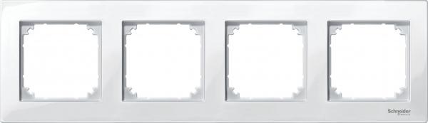 Schneider Electric Merten M-PLAN  Белый  Рамка 4-местная  МждЭУИ MTN515419