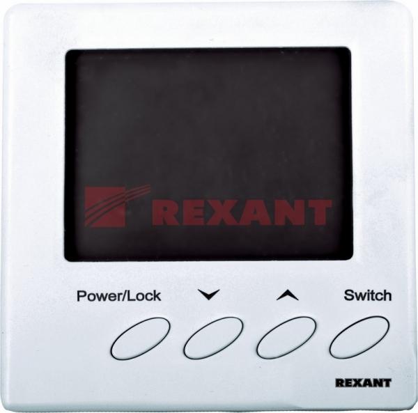 Терморегулятор с дисплеем и автоматическим программированием (3680Вт)  REXANT 51-0534