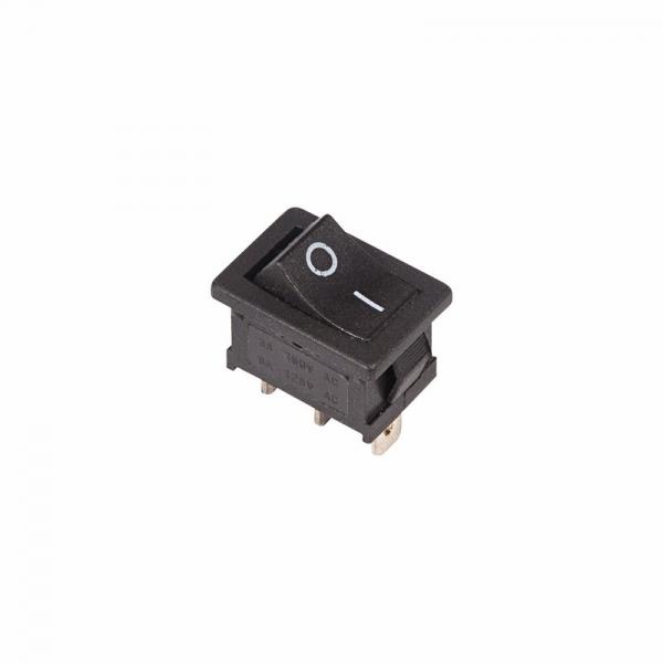 Выключатель клавишный 250V 6А (3с) ON-ON черный  Mini  (RWB-202, SC-768)  REXANT 36-2130