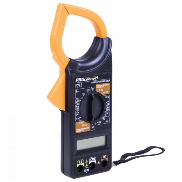 Мультиметр P-266 токовые клещи Proconnect 13-3050