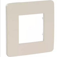 Schneider Electric Unica NEW Studio Шампань/Белый Рамка 1-местная NU280224