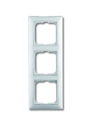 ABB  Basic55  Белый  Рамка с декоративной накладкой, 3-местная 1725-0-1486/2CKA001725A1486/