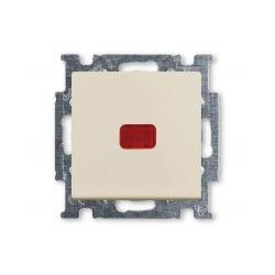 ABB  Basic55  Слоновая Кость Выключатель с клавишей переключатель с N-клеммой 1012-0-2150/2CKA001012A2150/