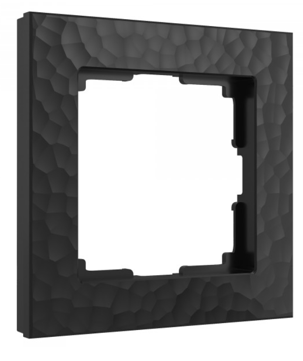 Werkel  Hammer Черный Рамка 1-местная W0012408/ a052513