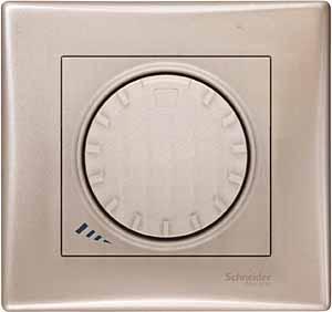 Schneider Electric Sedna Титан Диммер механизм поворотный индуктивный 230В, 1000 ВА IP20 скрытая установка SDN2200968