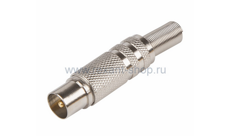 Разъем штекер TV никель c пружиной PROCONNECT (03-151) 05-2011-4