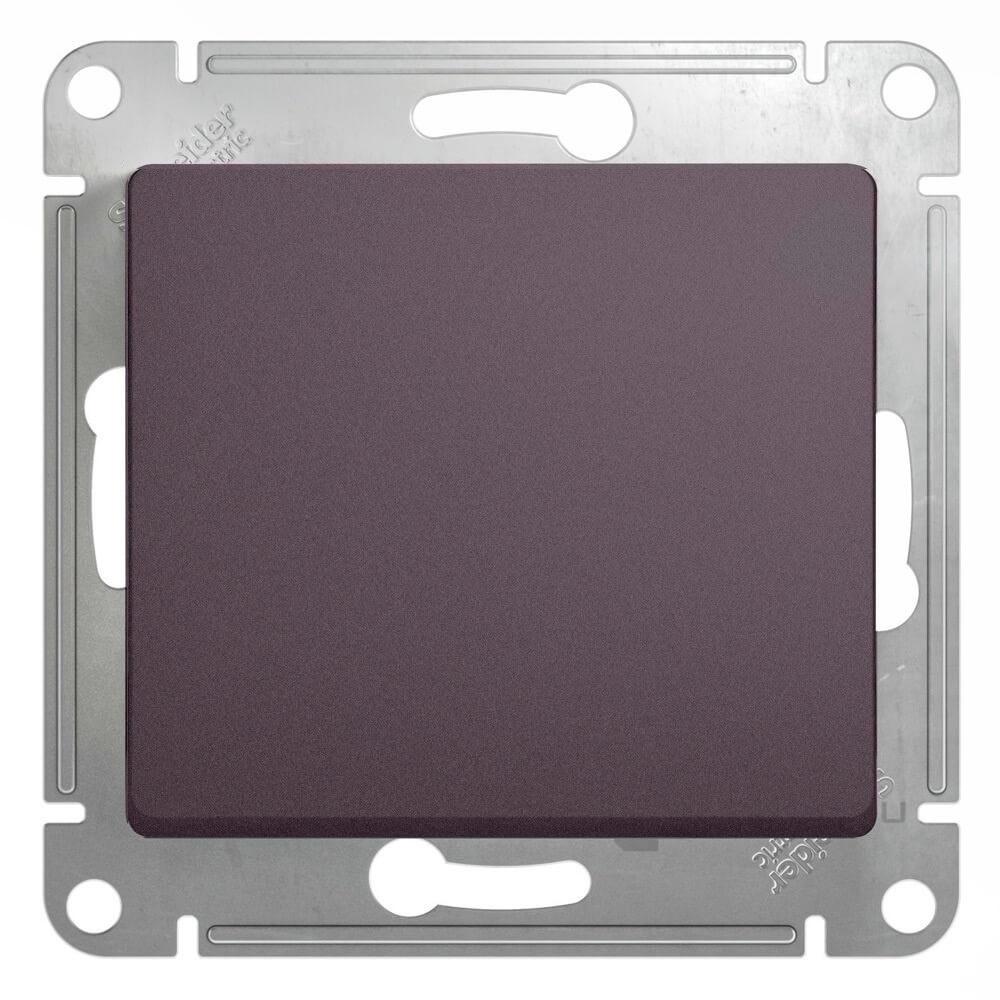 Schneider Electric Glossa Сиреневый Туман Переключатель перекрестный схема 7, механизм IP20 скрытая установка GSL001471