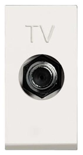 ABB  Zenit  Белый Розетка TV одиночная N2150 BL/2CLA215000N1101/