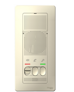 Schneider Electric  BLANCA  Молочный Устройство переговорное(домофон) настенный монтаж, 25В,   BLNDA000012