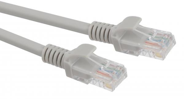 Патч корд ЭРА  PC-0.5U U/UTP категория 5e, длина 0,5 метра, неэкранированный, серый, Cu