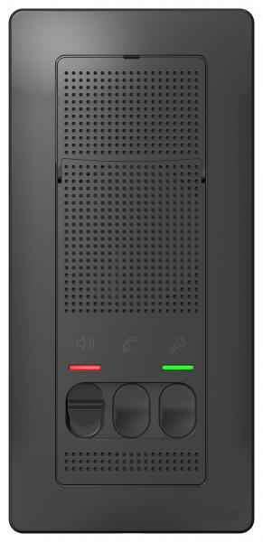 Schneider Electric  BLANCA  Антрацит  Устройство переговорное(домофон) настенный монтаж, 25В,  BLNDA000016