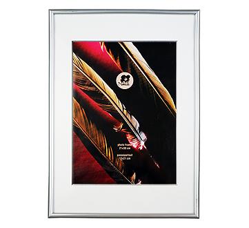 Фоторамка пластик с20 30х40 серебро